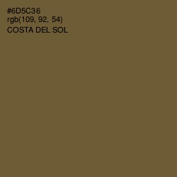 #6D5C36 - Costa Del Sol Color Image